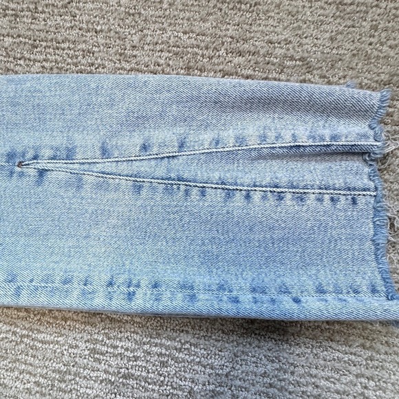 Good American Sky Blue Denim Jeans Size 8 - Picture 3 of 10